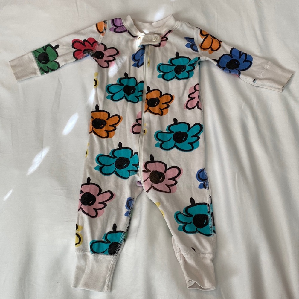 Hanna Andersson Footless Floral Jammies